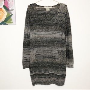 MAX STUDIO | Gray Sweater Dress L